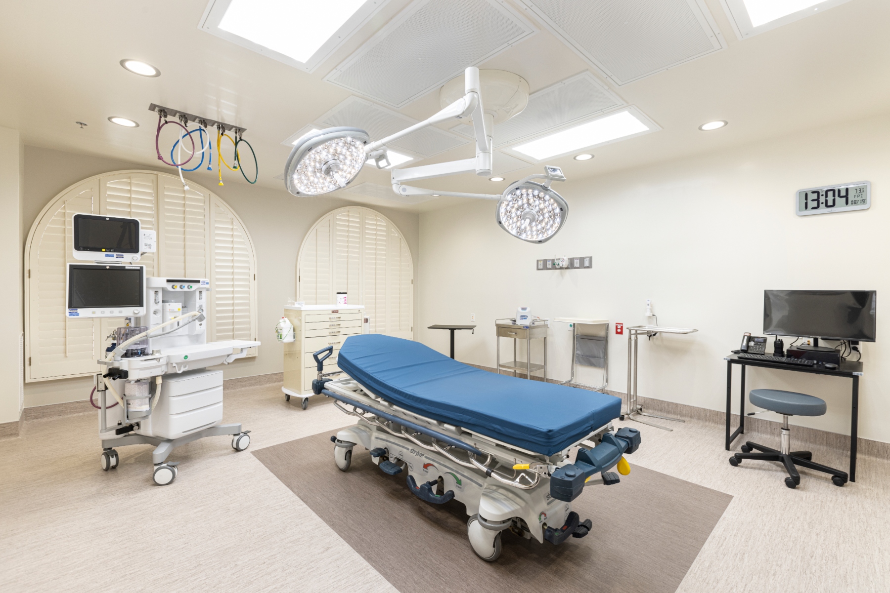 Operating room at Mountain West Surgical Center in Reno